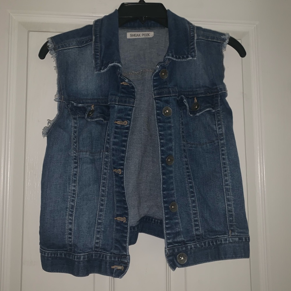 Denim vest